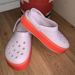 Platform crocs